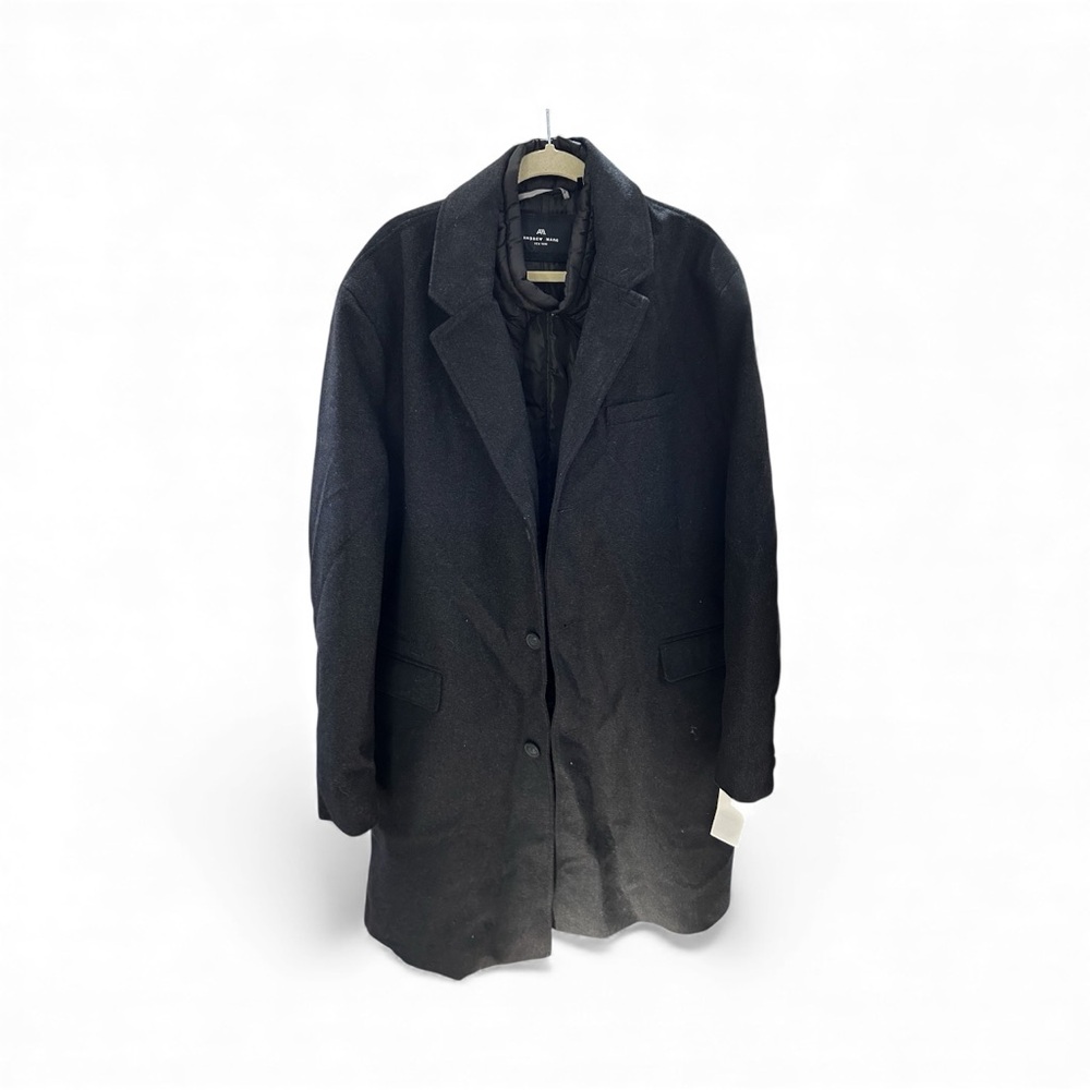 Marc New York Men's Dark Wool Coat